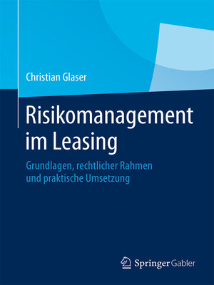 cover image of Risikomanagement im Leasing